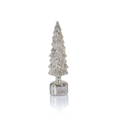 Mountain Pine Rotating LED Tree - Antique Silver - Christmas Trees by Carlyle Avenue