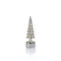 Alpine Rotating LED Tree - Antique Silver - Christmas Decor by Carlyle Avenue