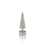Alpine Rotating LED Tree - Antique Silver - Christmas Decor by Carlyle Avenue