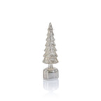 Alpine Rotating LED Tree - Antique Silver - Christmas Decor by Carlyle Avenue