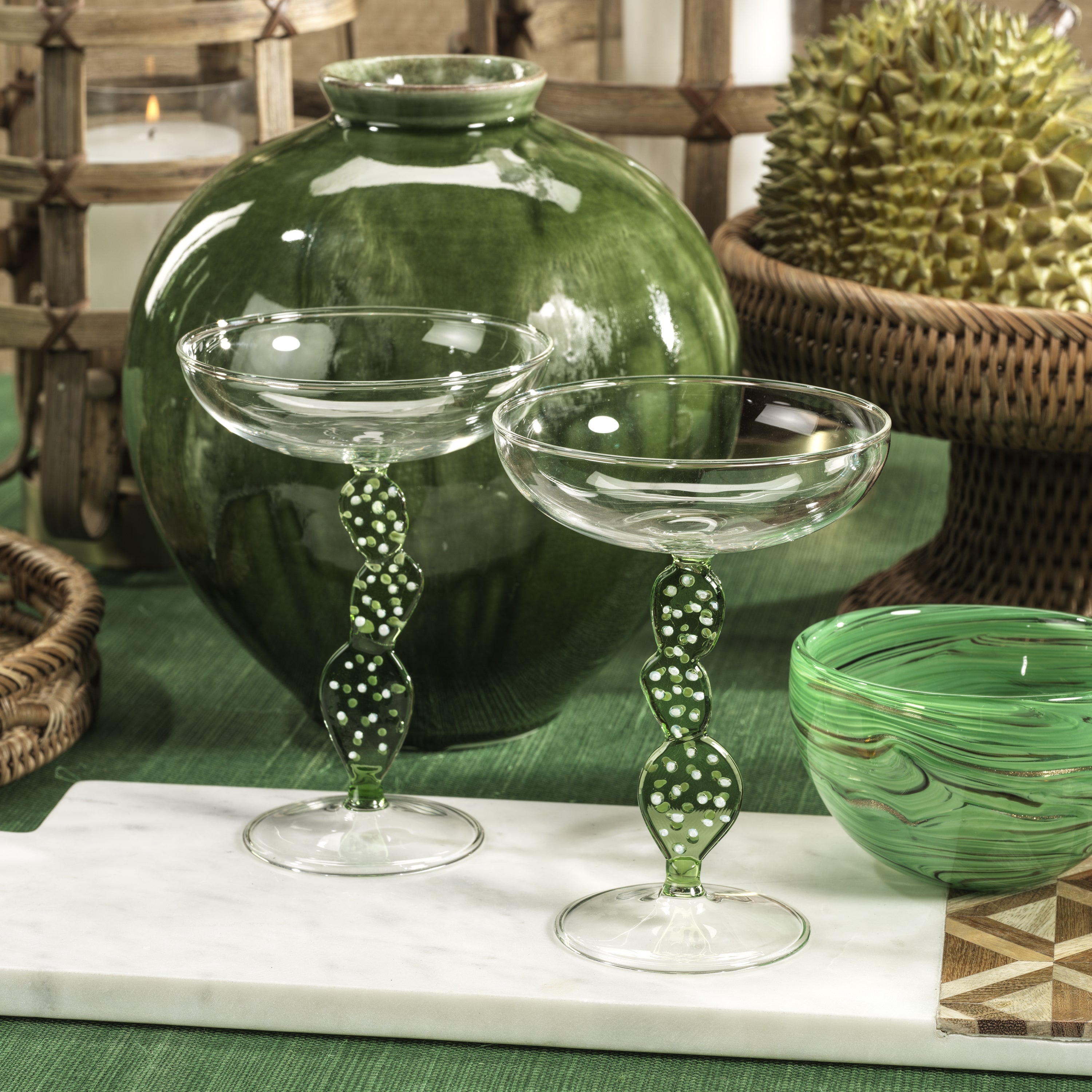 Climbing Cacti Tequila Cocktail Glasses - Set of 4 - Thumbnail 5