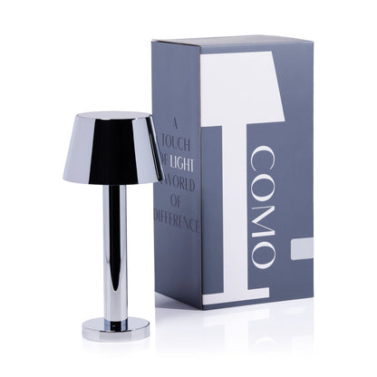 COMO Rechargeable Table Light - Polished Chrome