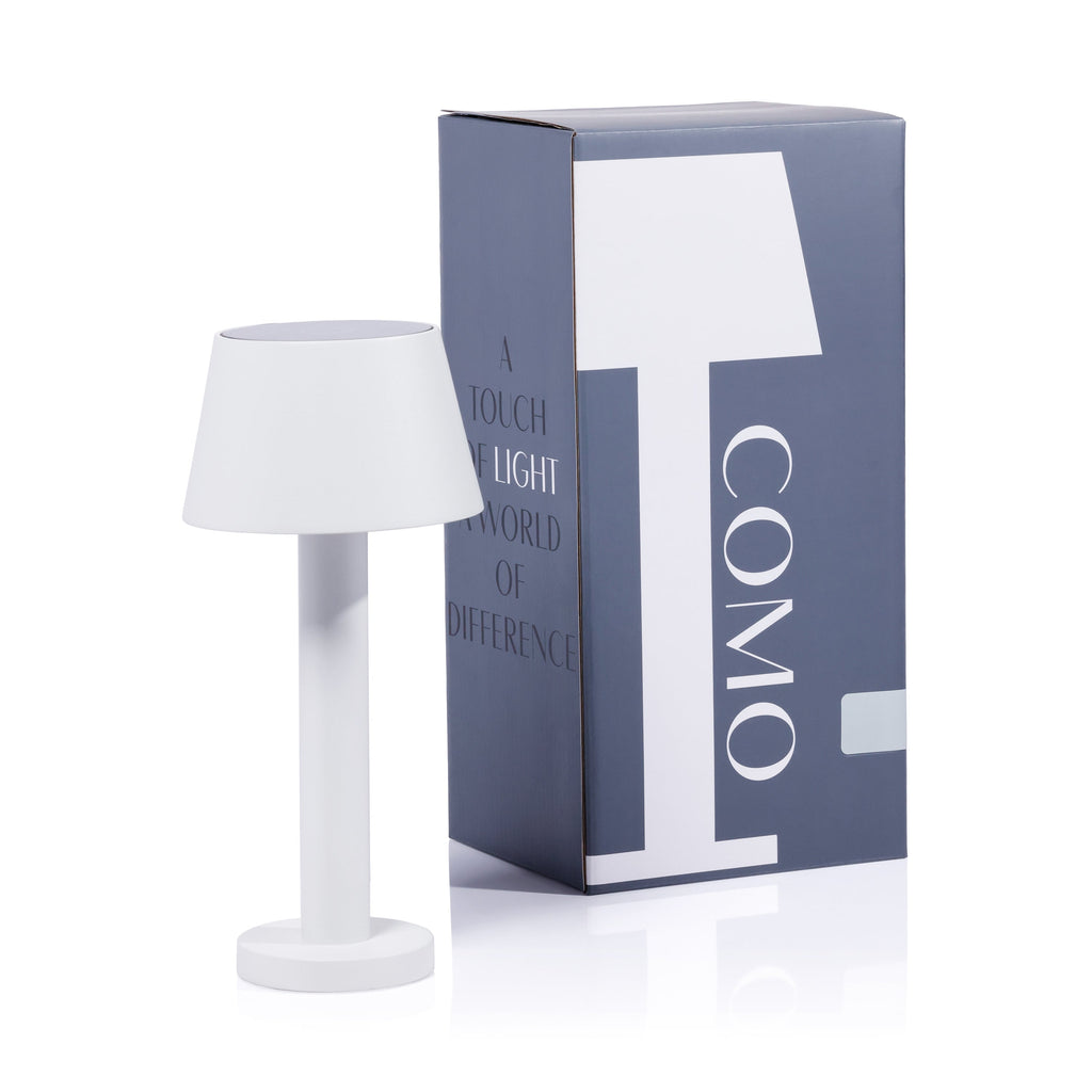 COMO Rechargeable Table Light - Matte White -  by Carlyle Avenue