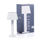COMO Rechargeable Table Light - Matte White -  by Carlyle Avenue
