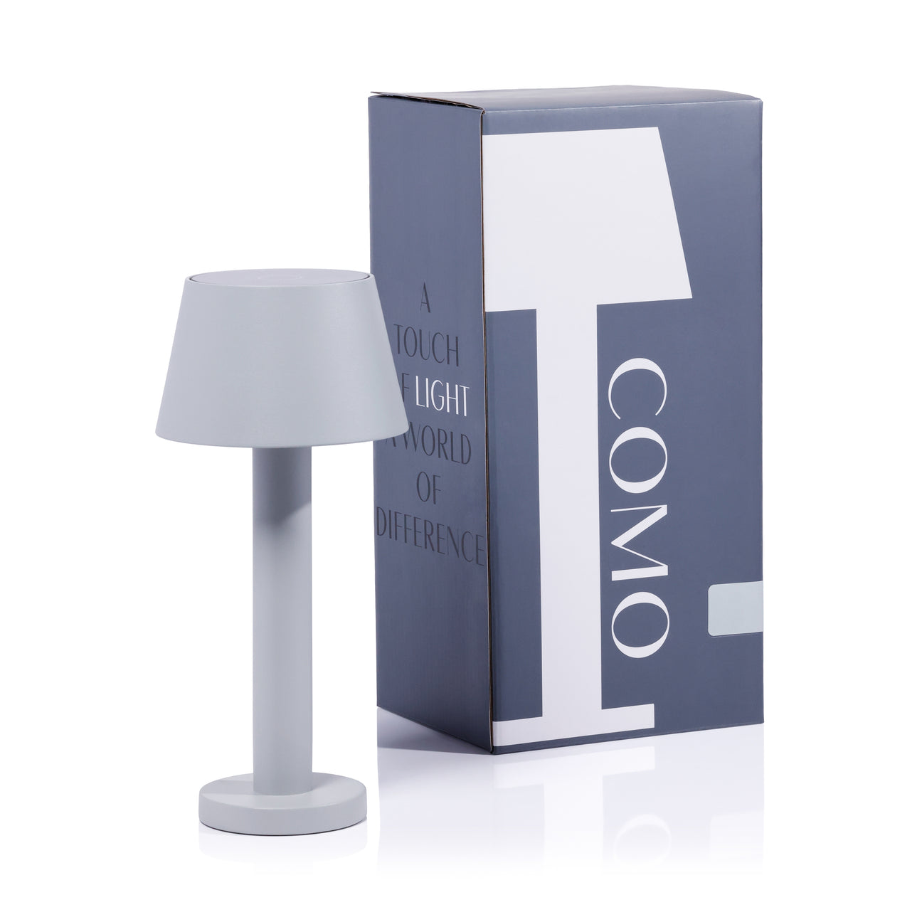 COMO Rechargeable Table Light - Light Gray -  by Carlyle Avenue