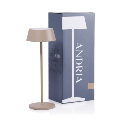 ANDRIA Rechargeable Table Light - Light Taupe -  by Carlyle Avenue