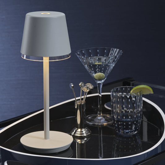 LUCCA Rechargeable Table Light - Matte White -  by Carlyle Avenue