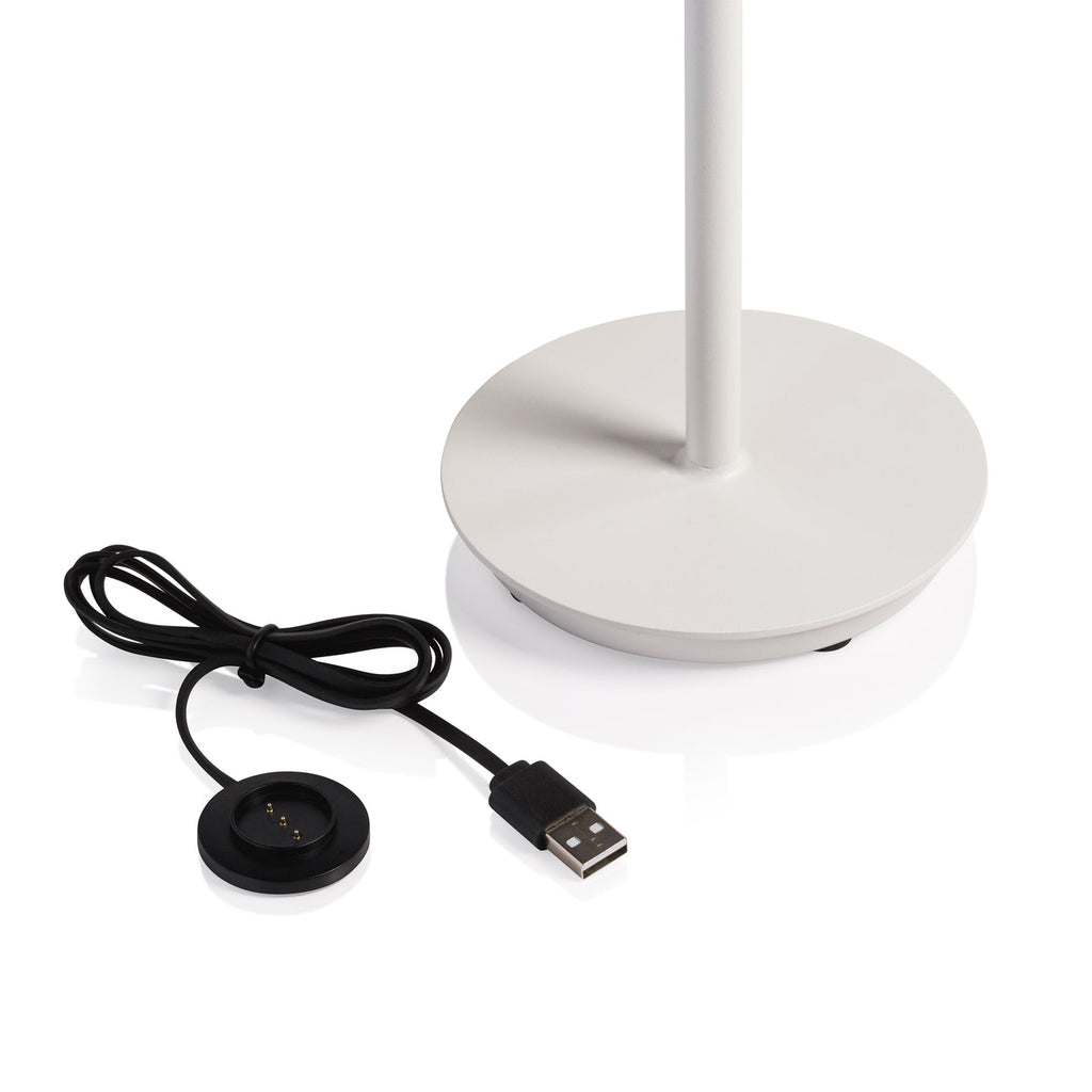 LUCCA Rechargeable Table Light - Matte White -  by Carlyle Avenue