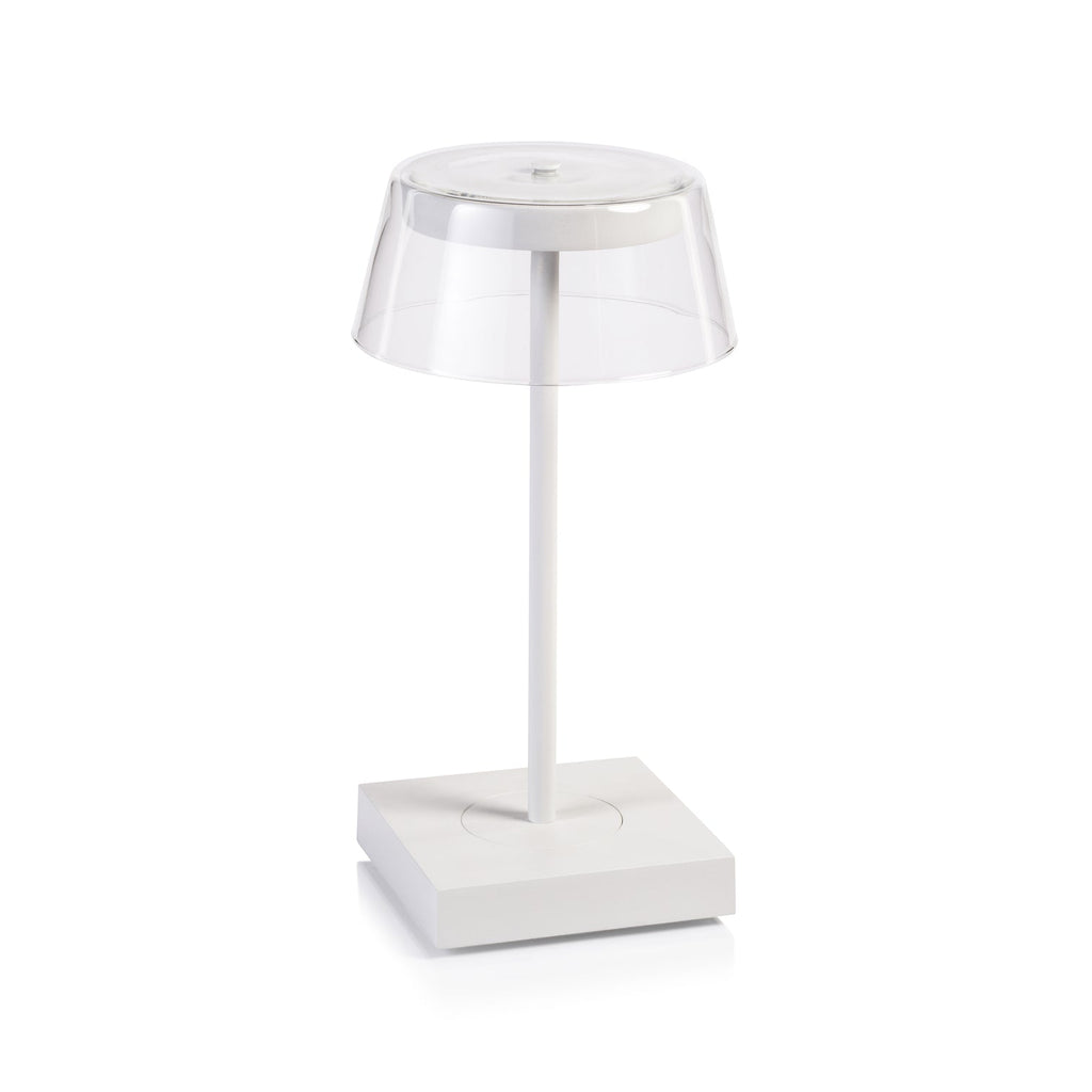SARDINIA Rechargeable Table Light - Matt White -  by Carlyle Avenue