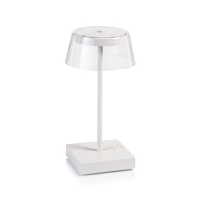 SARDINIA Rechargeable Table Light - Matt White -  by Carlyle Avenue