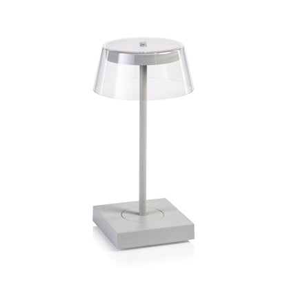 SARDINIA Rechargeable Table Light - Light Gray -  by Carlyle Avenue