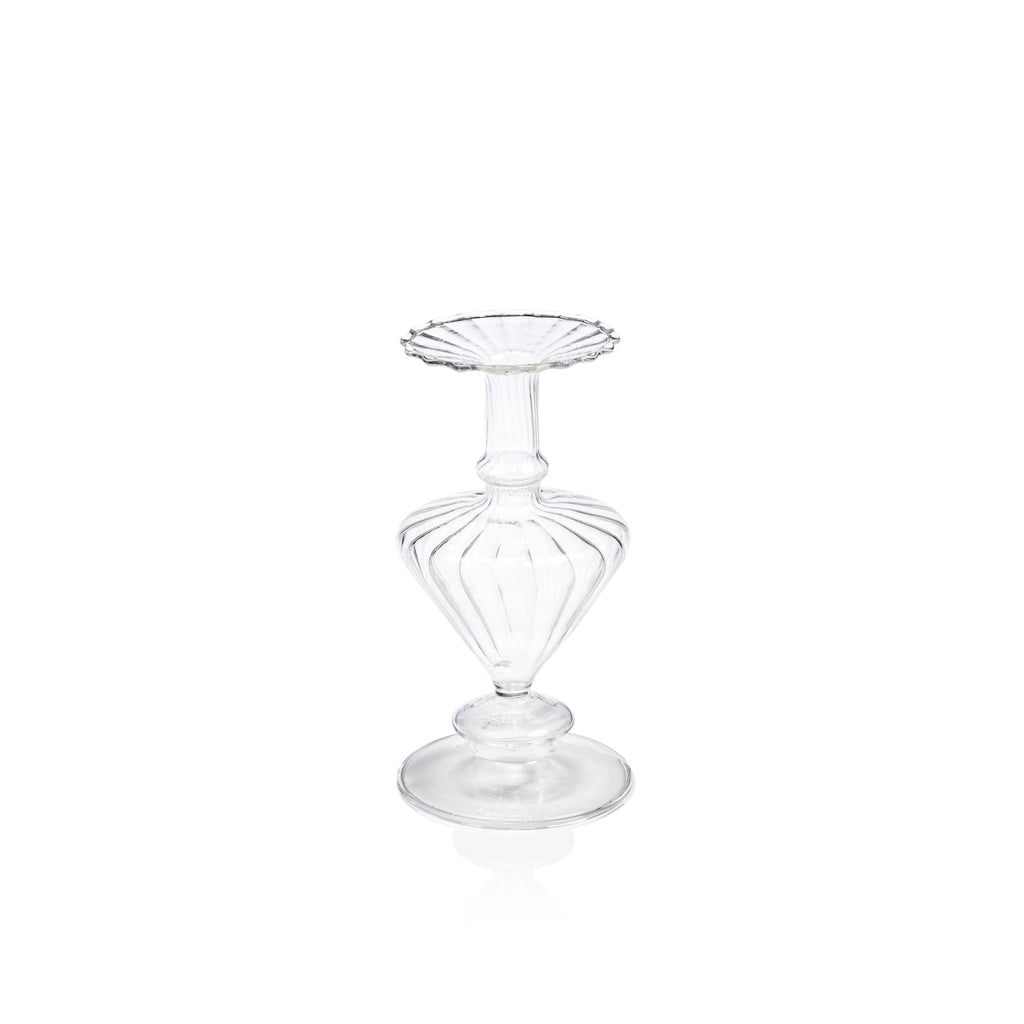 Pompidou Clear Glass Vase - Vases by Carlyle Avenue