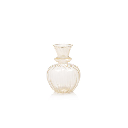 Treviso Piccola Glass Vase - Yellow Cloud - Vases by Carlyle Avenue