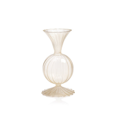 Treviso Piccola Glass Vase - Yellow Cloud - Vases by Carlyle Avenue