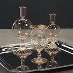 Treviso Glass Vase - Peach - Vases by Carlyle Avenue