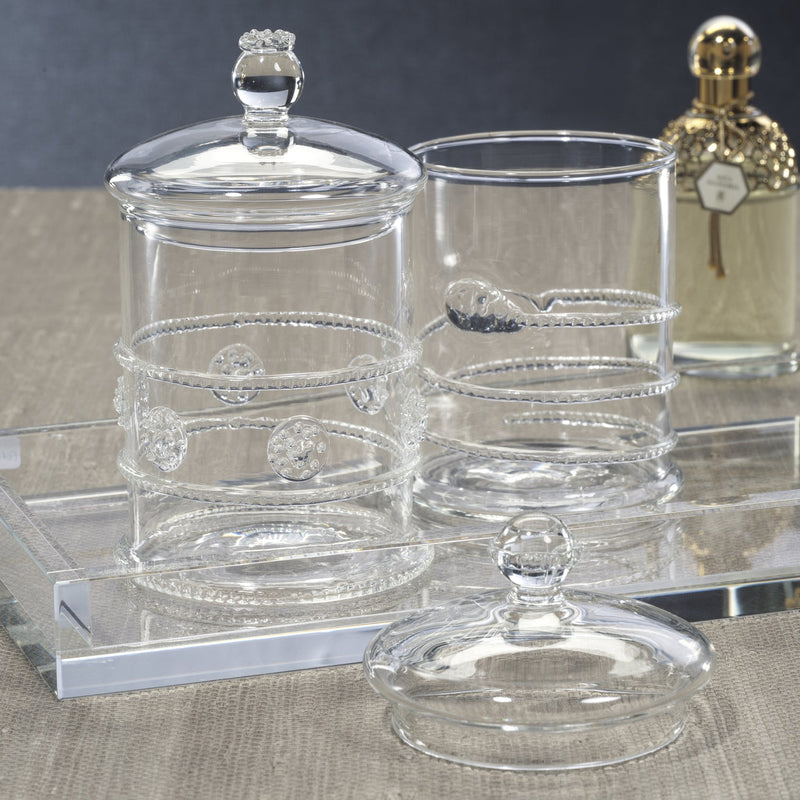 Juliet Lidded Glass Jars - Set of 2 Asst - Jar by Carlyle Avenue