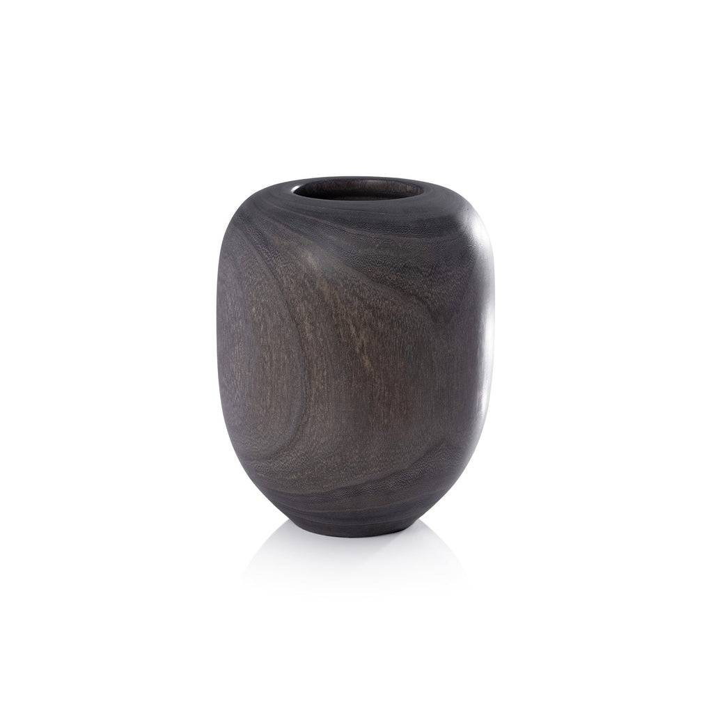 Sylva Decortive Wood Vase - Vases by Carlyle Avenue