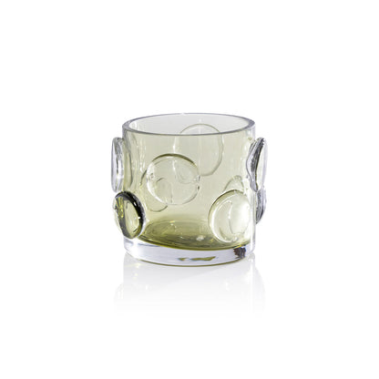 Celeste Vase/Hurricane Collection - Green - Decorative Accessories by Carlyle Avenue