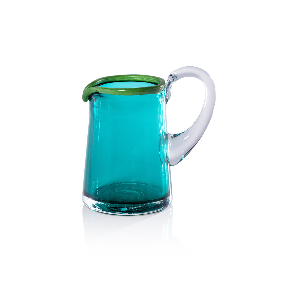 Lagoon Juice Pitcher -Azul, Green and Clear - Serveware by Carlyle Avenue