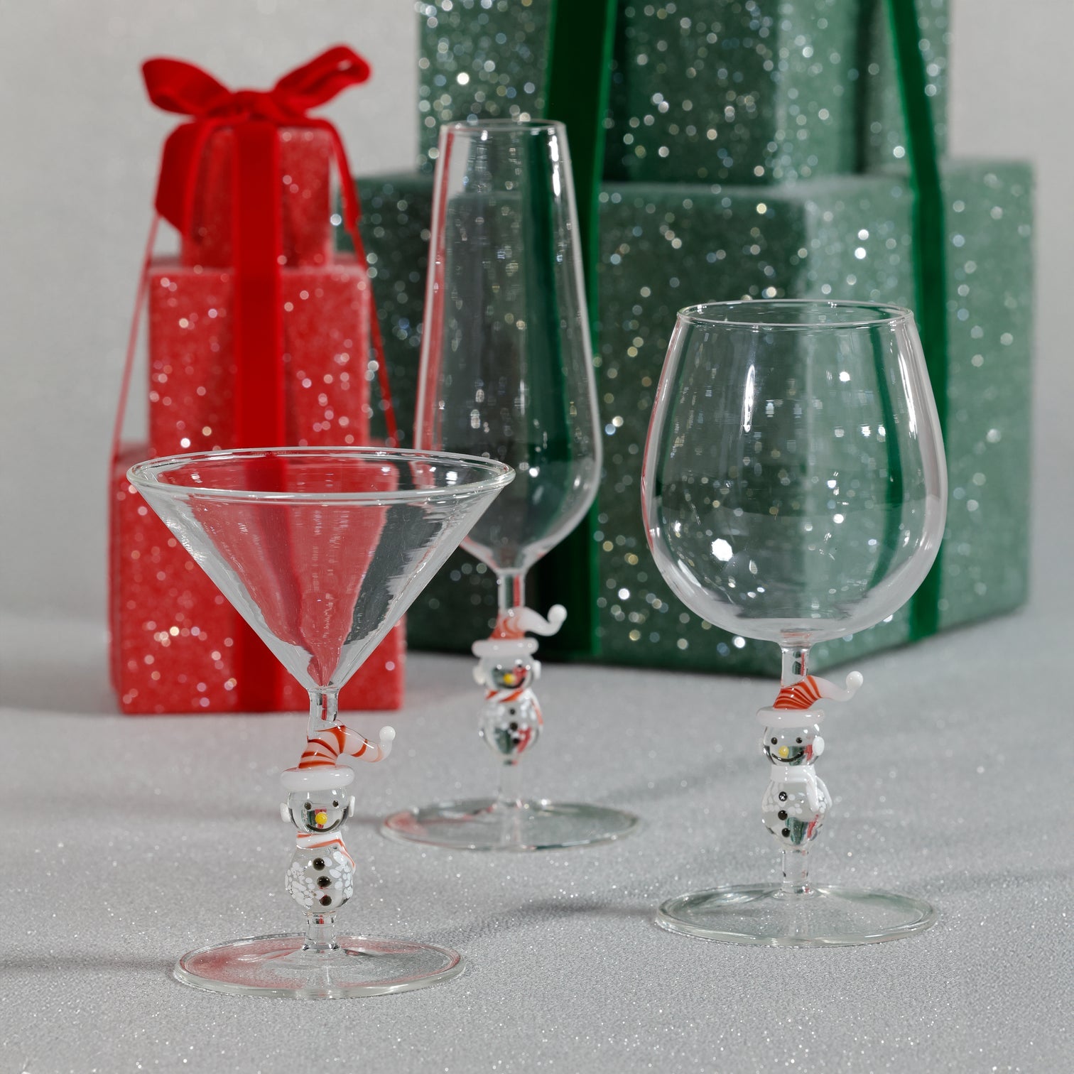 Snowman Icon Glassware Collection - Thumbnail 4