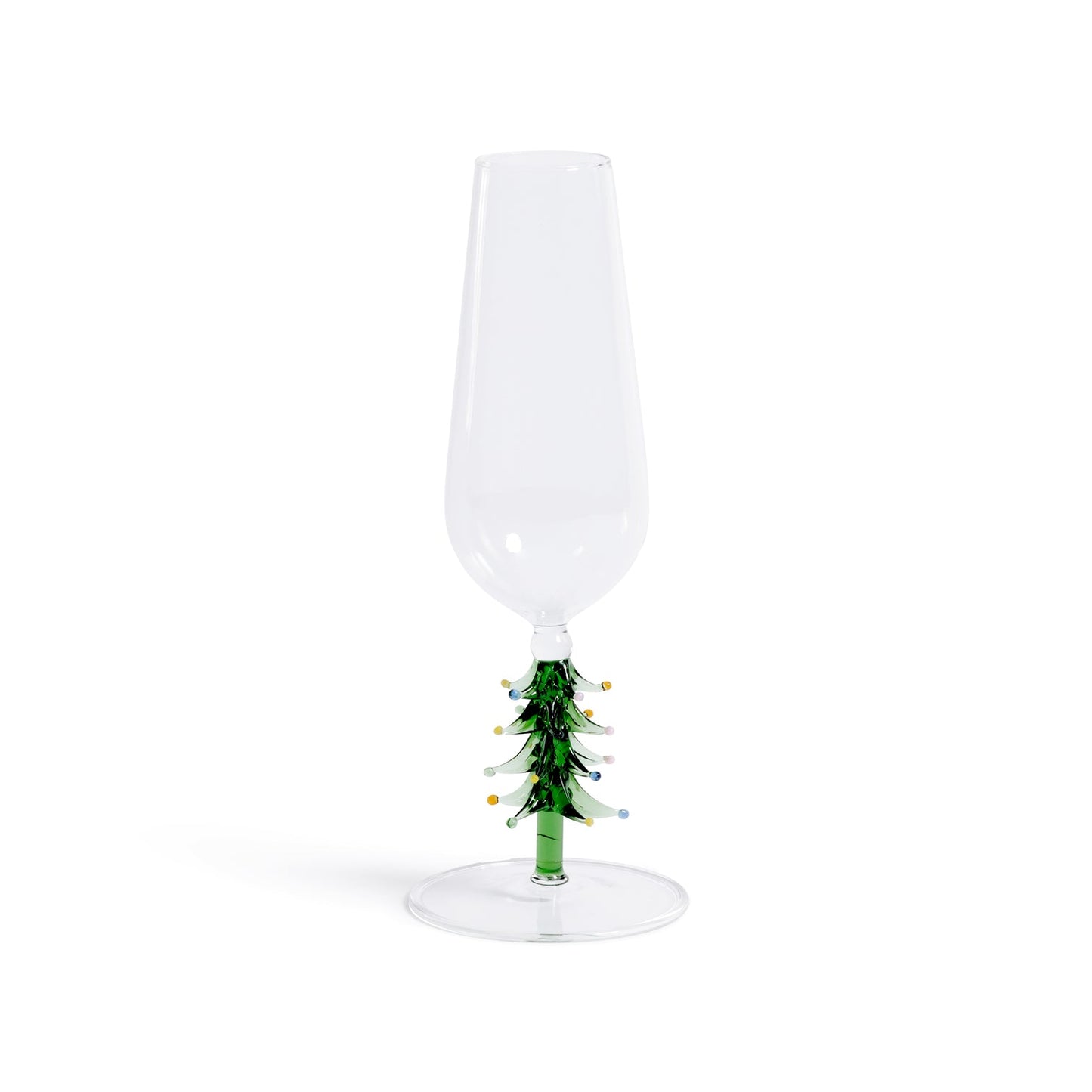 Christmas Tree Icon Glassware Collection - Green - Drinkware Sets by Carlyle Avenue