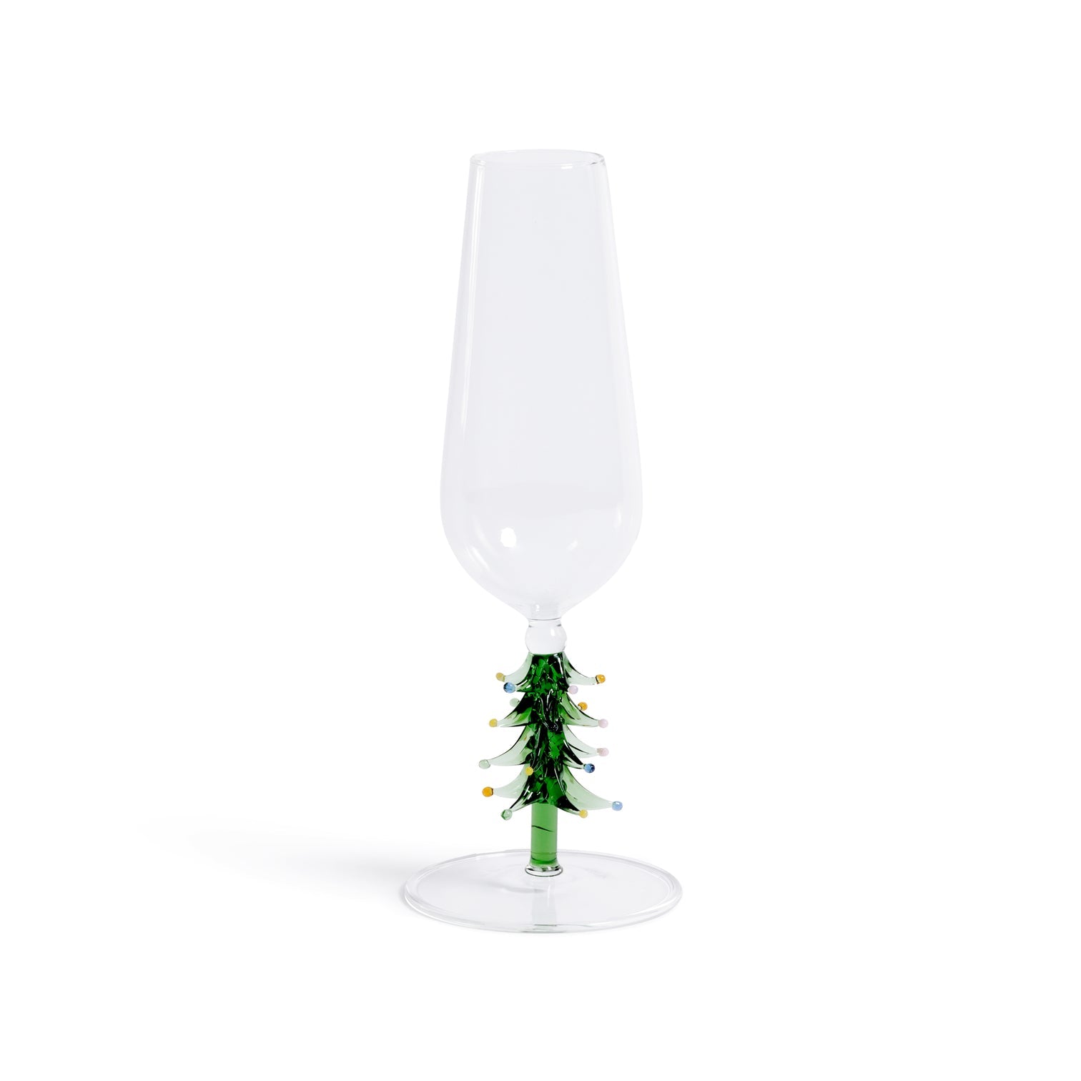 Christmas Tree Icon Glassware Collection - Green - Drinkware Sets by Carlyle Avenue