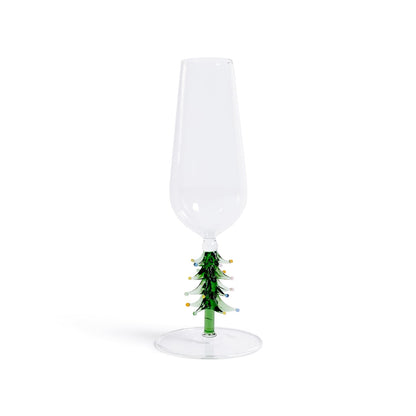 Christmas Tree Icon Glassware Collection - Green - Drinkware Sets by Carlyle Avenue