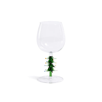 Christmas Tree Icon Glassware Collection - Green - Drinkware Sets by Carlyle Avenue