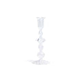 Marais Blown Glass Candle Holder - Clear - Candle Holders by Carlyle Avenue
