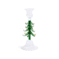 Holiday Icon Candle Holder - Clear & Green - Set of 4 - Candle Holders by Carlyle Avenue
