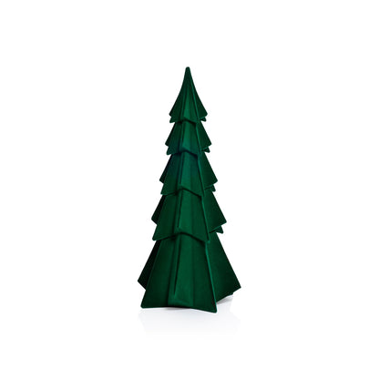 Flocked Decorative Tree - Green