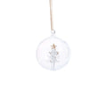 Clear Glass Ball Ornament with Tree Inside - Ornaments by Carlyle Avenue