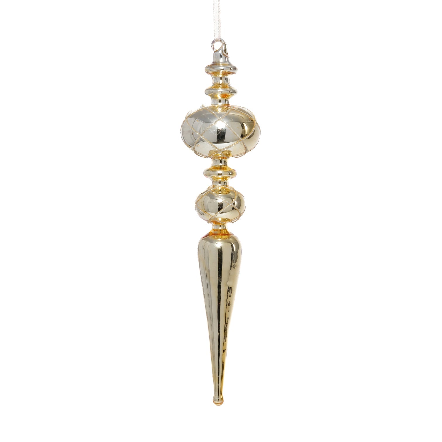 Metallic Gold Finial Ornament - Thumbnail 2