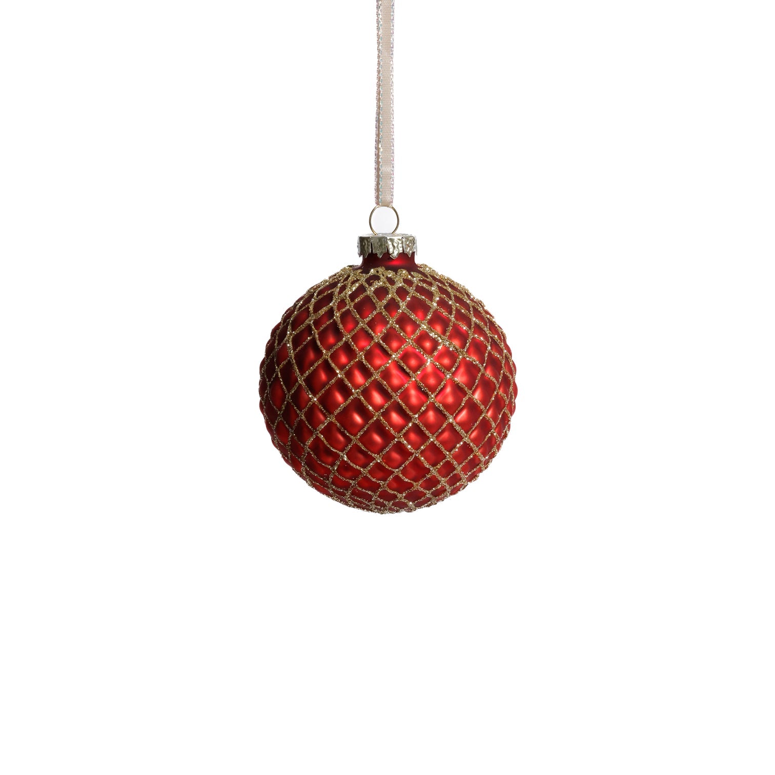 LED Metallic Glass Oversized Ornament Ball - Thumbnail 2