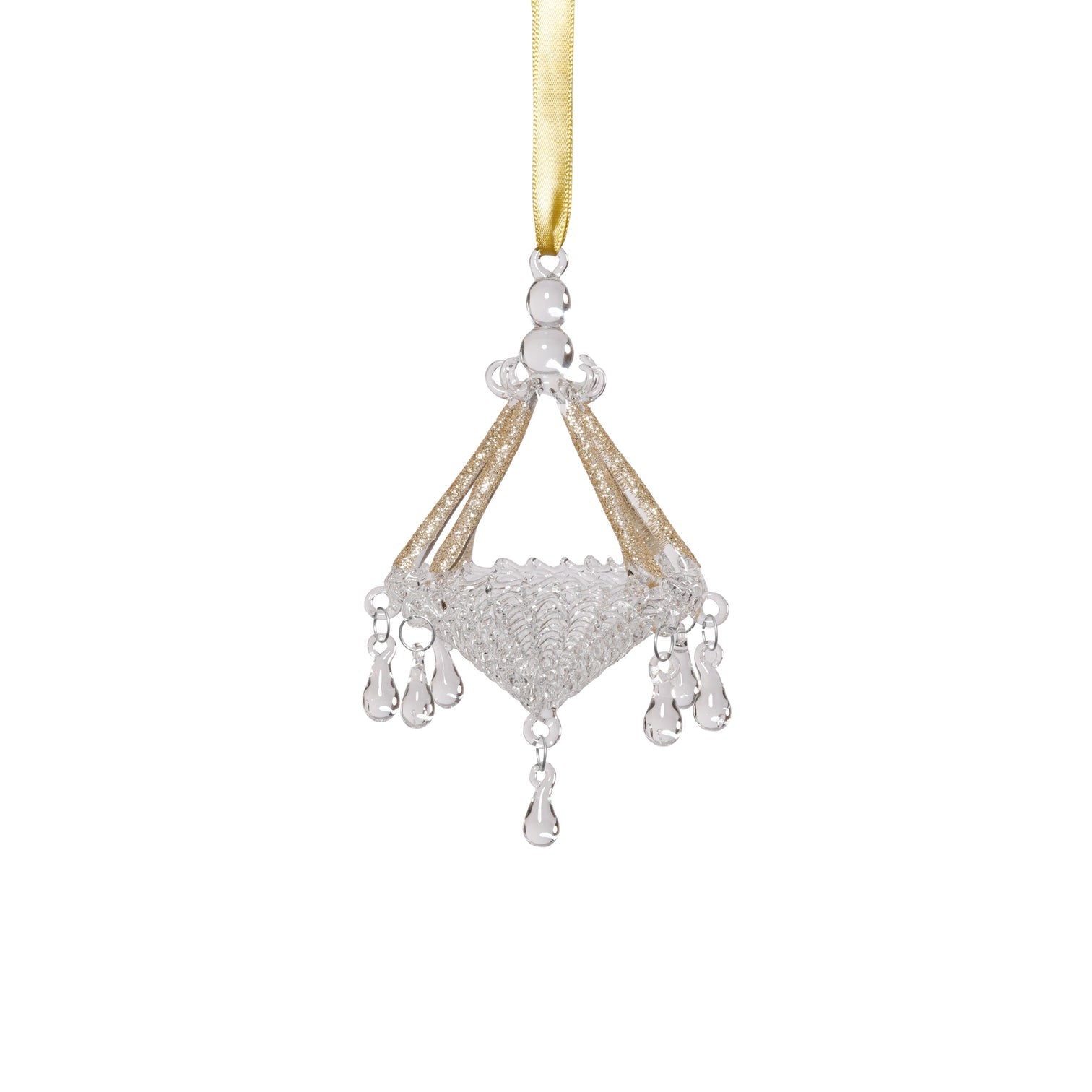 Chandelier Glass Ornament - Thumbnail 3