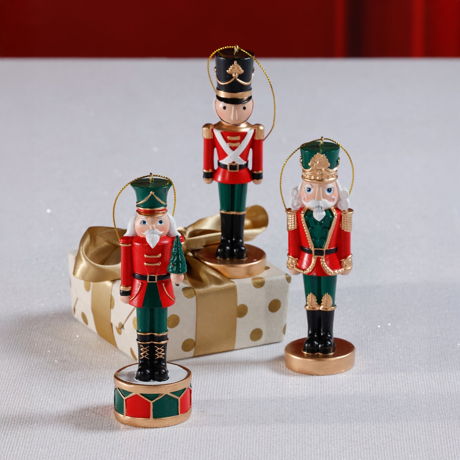 Set of 3 Assorted Soldier Ornament - Thumbnail 3