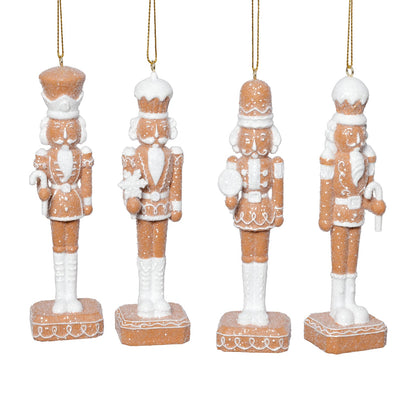 Gingerbread Soldier Ornament - Set of 4 Assorted - CARLYLE AVENUE