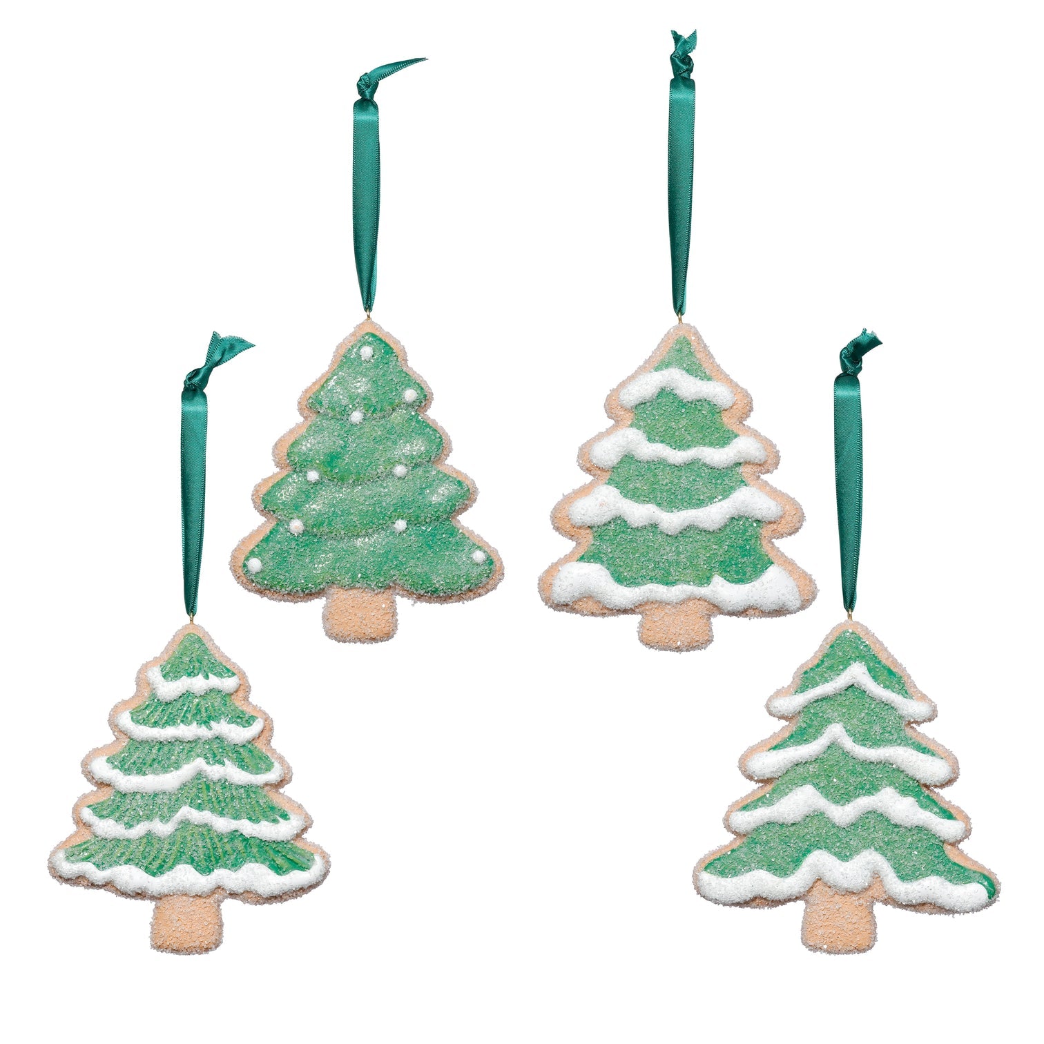 Cookie Tree Ornaments - Set of 4 Assorted