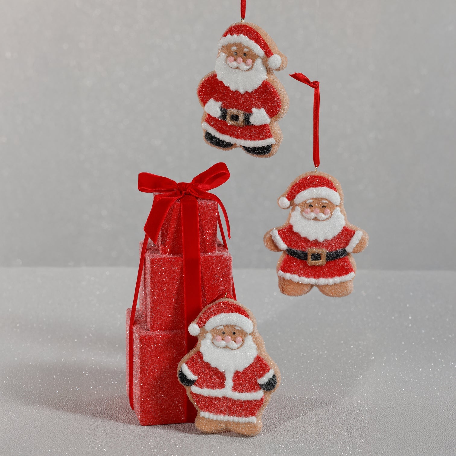 Zodax Cookie Santa Ornaments