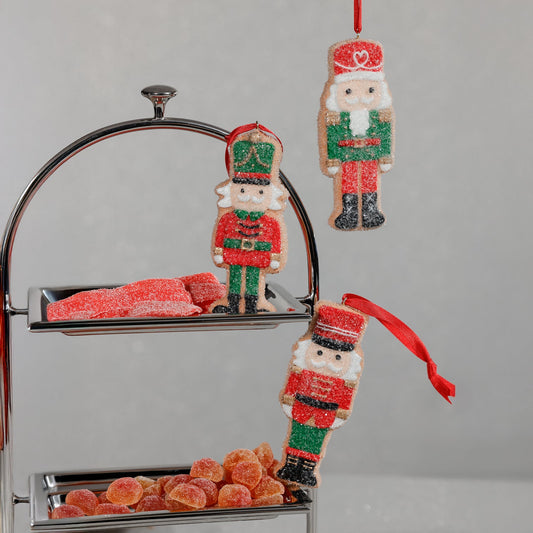 Cookie Soldier Ornaments - Set of 3 Assorted