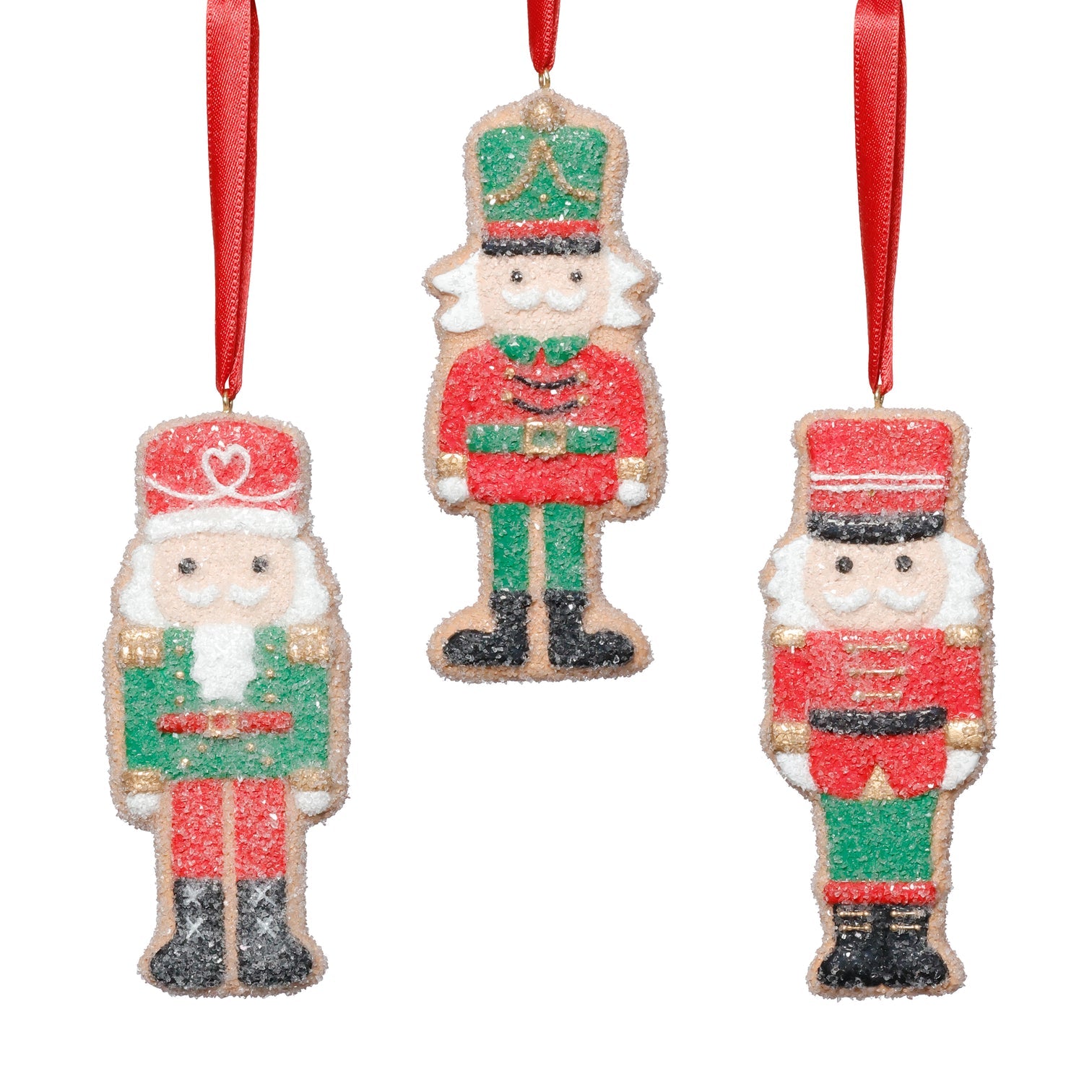 Set of 3 Assorted Soldier Ornament