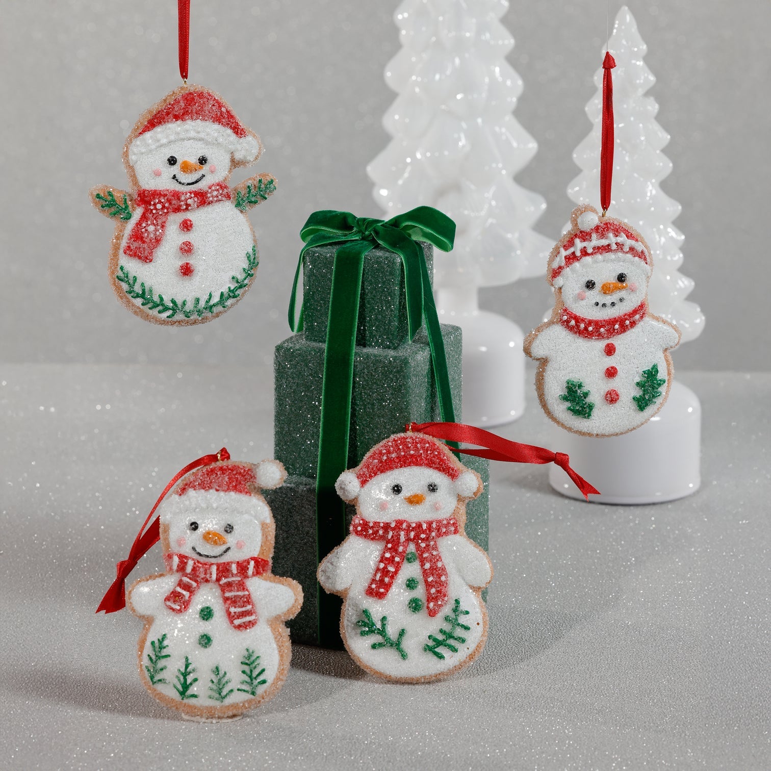 Cookie Snowman Ornaments
