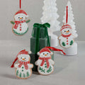 Cookie Snowman Ornaments - Set of 8 Assorted - Christmas Ornaments by Carlyle Avenue