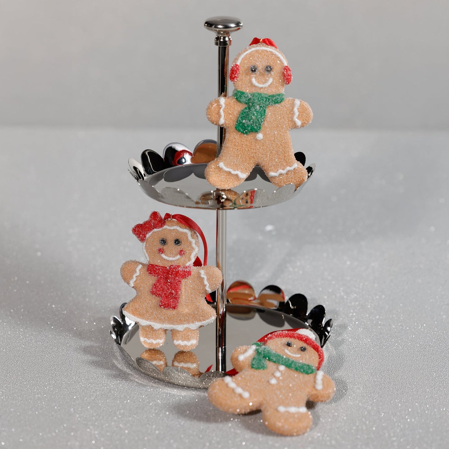 Cookie Gingerbread Ornaments - Set of 3 Assorted