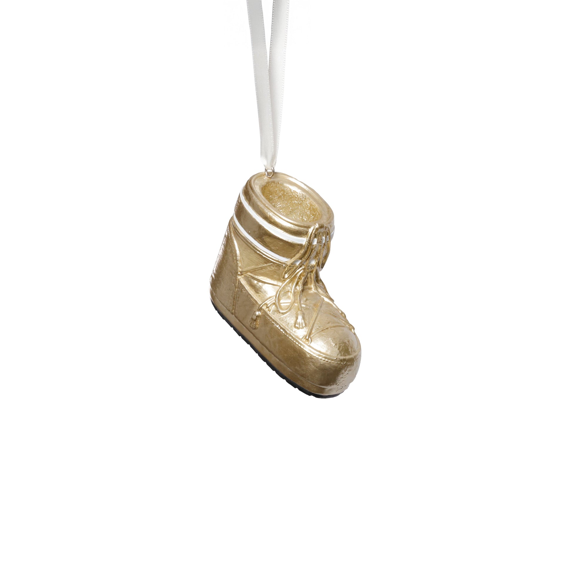 Après Ski Boots - Gold - Set of 6 Assorted - Christmas Ornaments by Carlyle Avenue