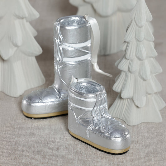 Après Ski Boots - Silver - Set of 2 Assorted