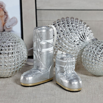 Après Ski Boots - Silver - Set of 2 Assorted