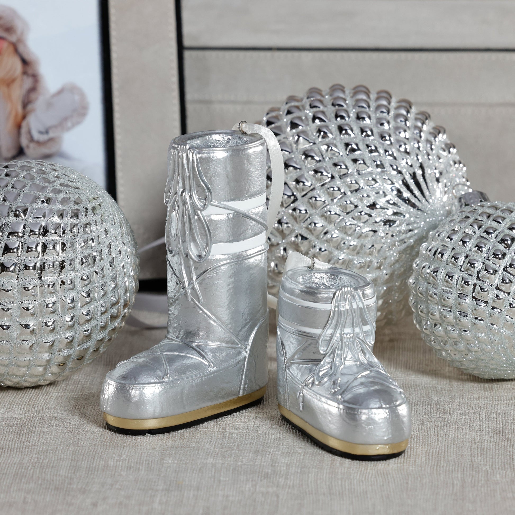 Apres Ski Boots - Silver