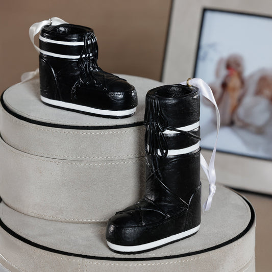 Après Ski Boots - Black - Set of 2 Assorted