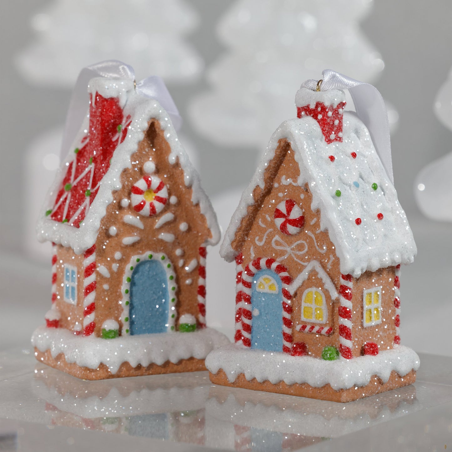Gingerbread House Ornament - 2 Assorted Styles - Christmas Ornaments by Carlyle Avenue